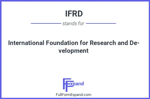 Full form of IFRD
