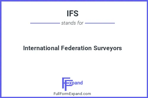 Full form of IFS