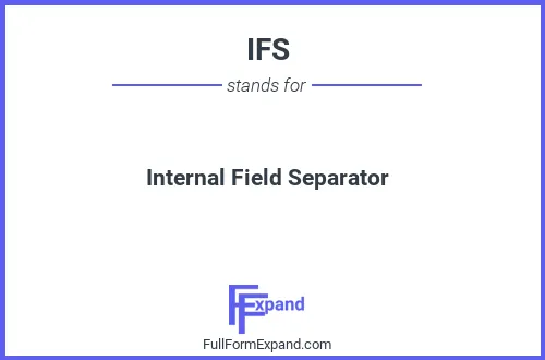 Full form of IFS