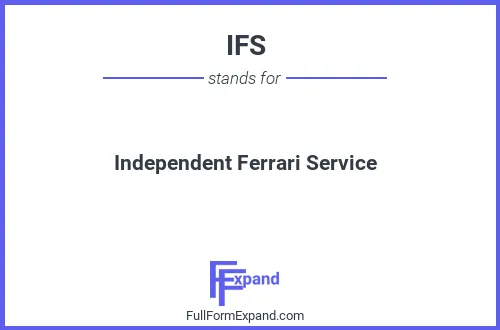 Full form of IFS