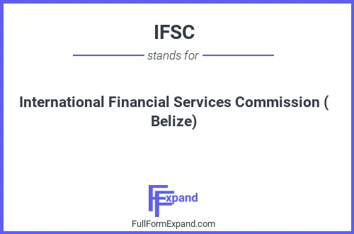 Full form of IFSC