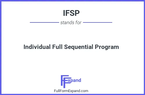 Full form of IFSP