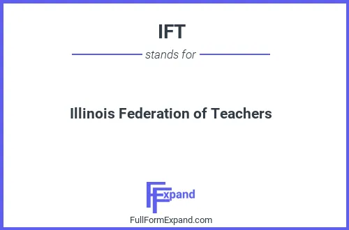 Full form of IFT