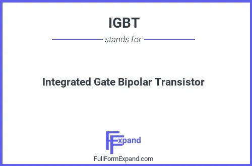 Full form of IGBT