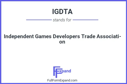 Full form of IGDTA