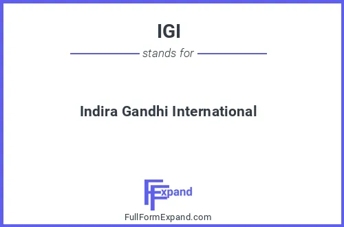 Full form of IGI