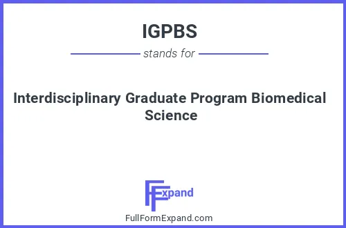 Full form of IGPBS