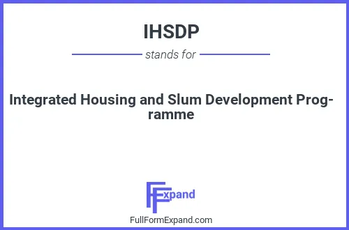 Full form of IHSDP