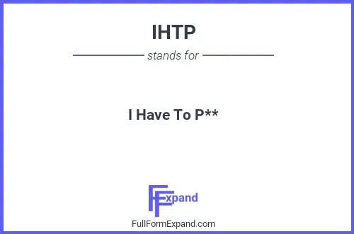 Full form of IHTP