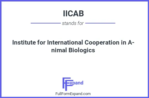 Full form of IICAB