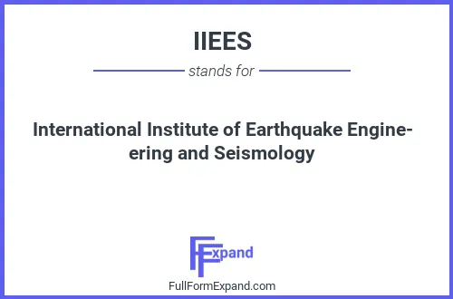 Full form of IIEES