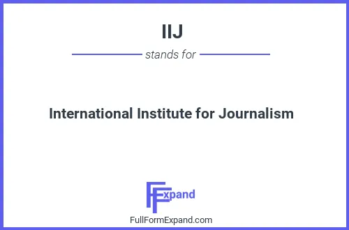 Full form of IIJ