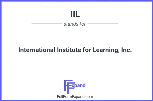 Full form of IIL