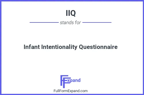 Full form of IIQ