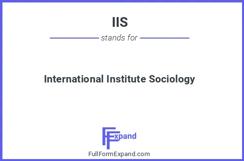 Full form of IIS