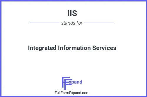 Full form of IIS