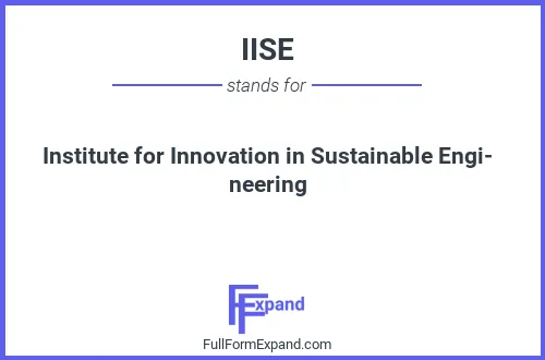 Full form of IISE