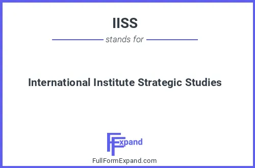 Full form of IISS