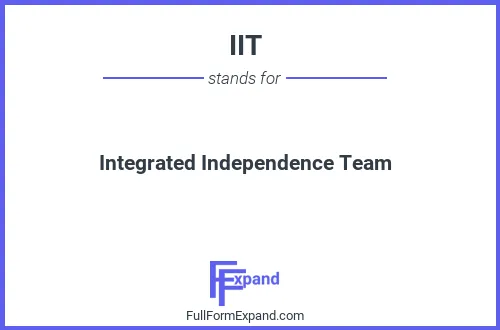 Full form of IIT