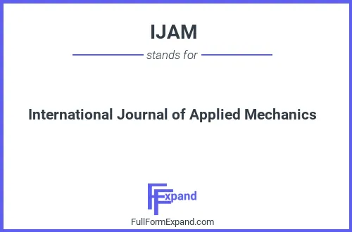 Full form of IJAM