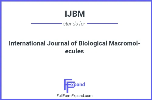 Full form of IJBM