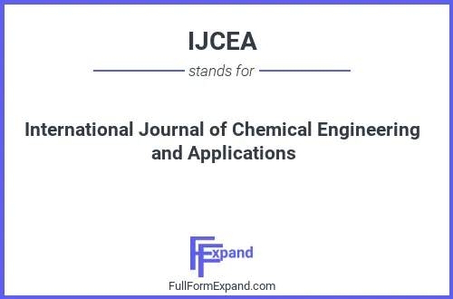Full form of IJCEA