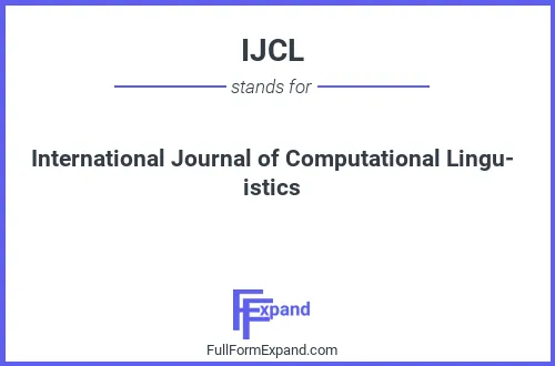 Full form of IJCL