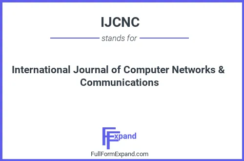 Full form of IJCNC