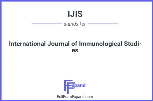 Full form of IJIS
