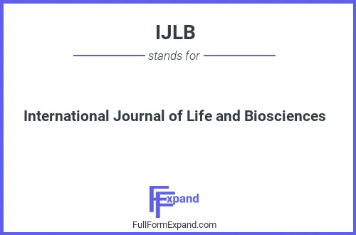 Full form of IJLB