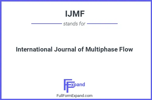 Full form of IJMF