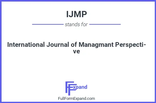 Full form of IJMP