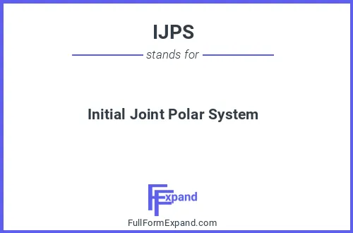 Full form of IJPS