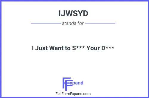 Full form of IJWSYD
