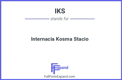 Full form of IKS