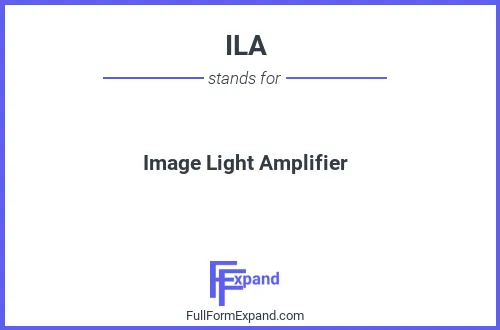 Full form of ILA