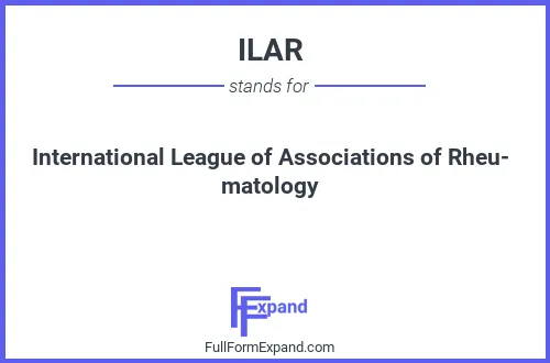 Full form of ILAR