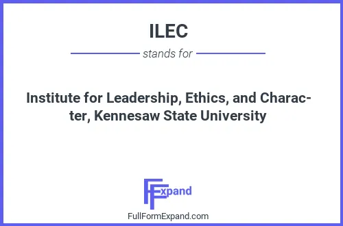 Full form of ILEC
