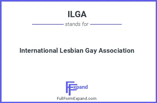 Full form of ILGA