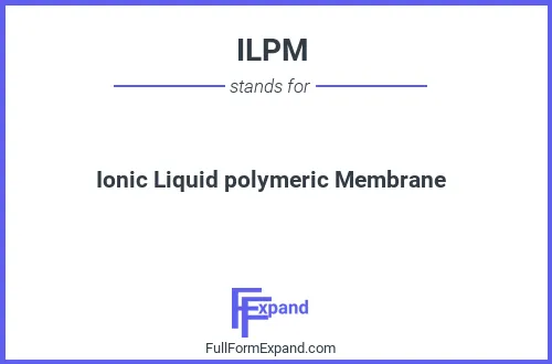 Full form of ILPM