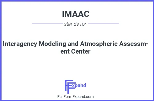 Full form of IMAAC