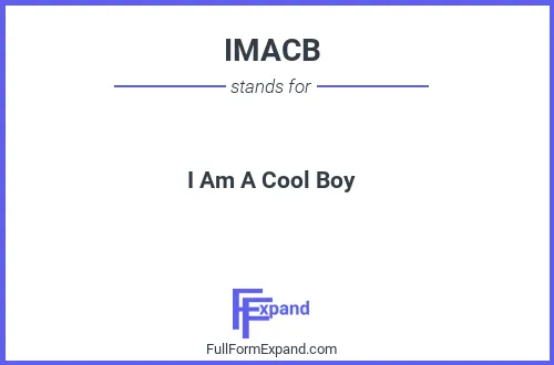 Full form of IMACB