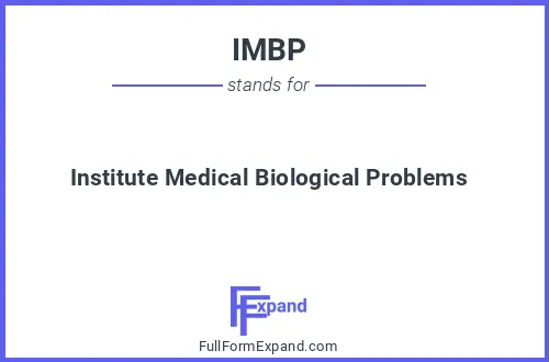 Full form of IMBP