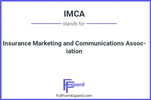 Full form of IMCA