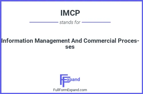 Full form of IMCP