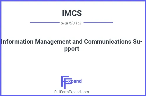 Full form of IMCS