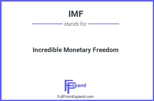 Full form of IMF
