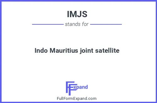 Full form of IMJS