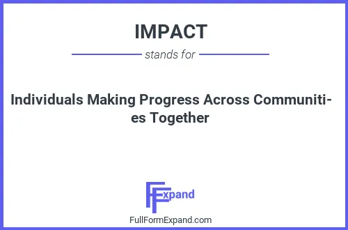 Full form of IMPACT