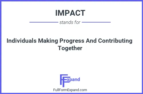 Full form of IMPACT